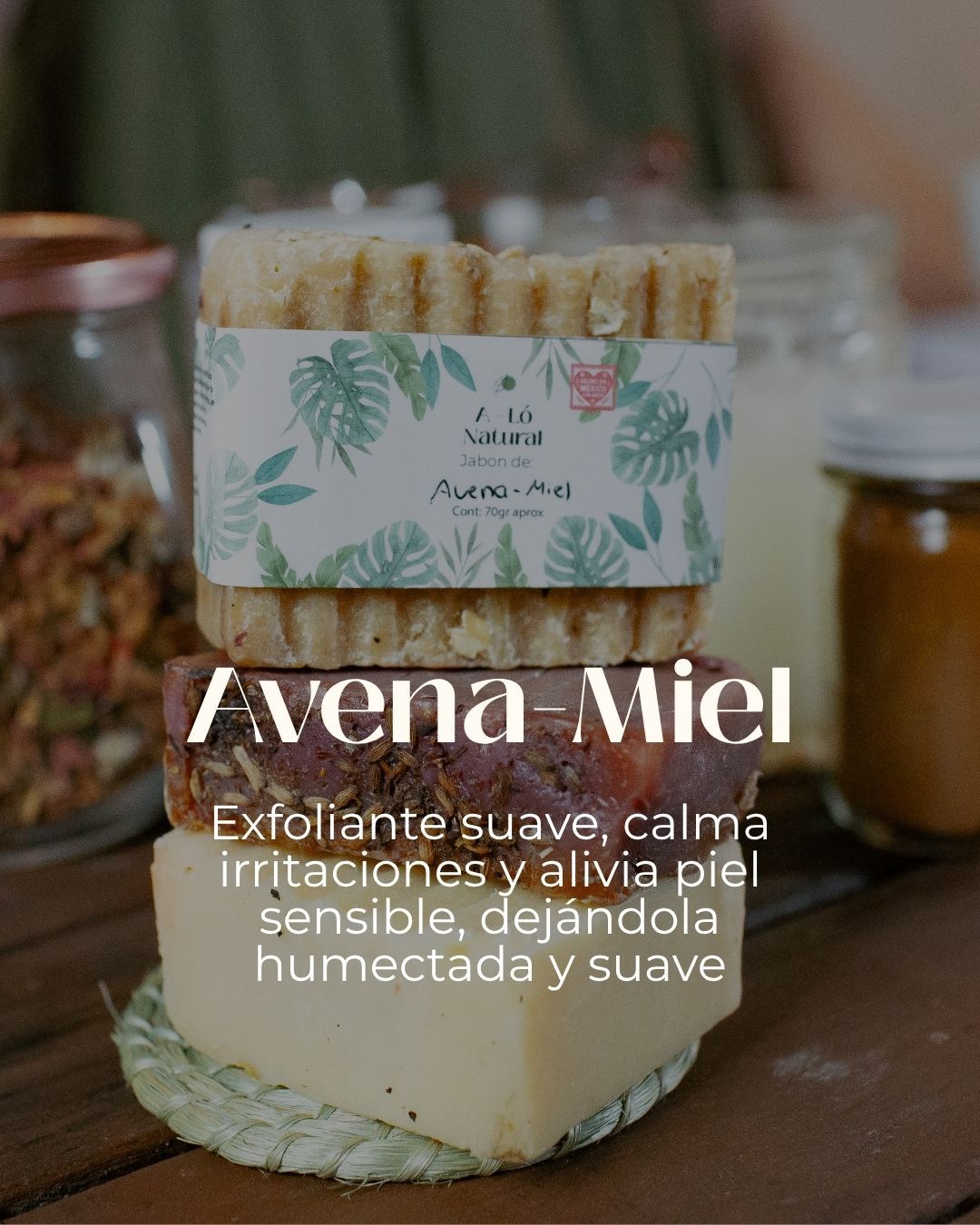 Jabón Avena y Miel